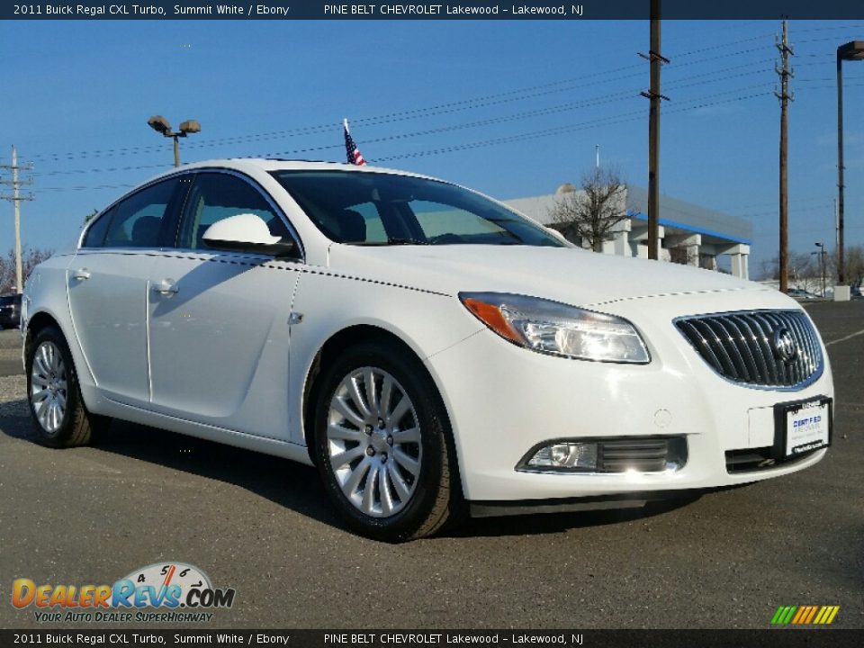 2011 Buick Regal CXL Turbo Summit White / Ebony Photo #1