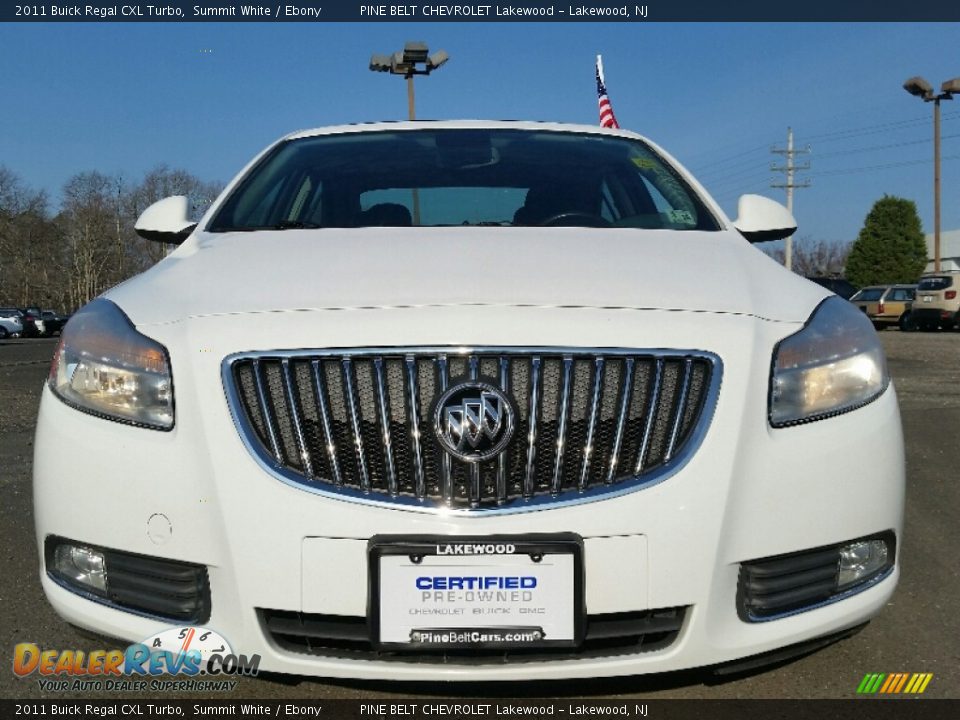 2011 Buick Regal CXL Turbo Summit White / Ebony Photo #2