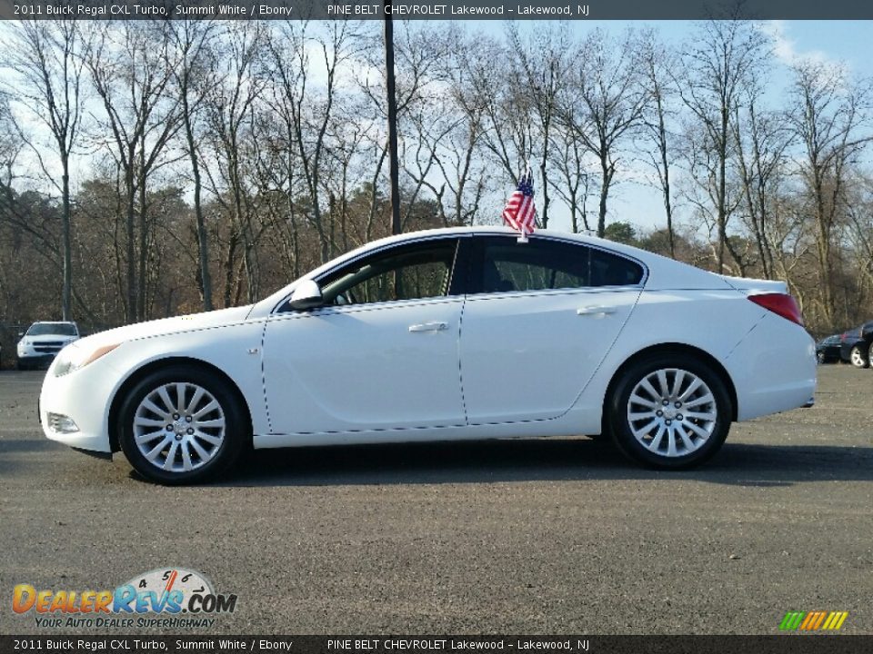 2011 Buick Regal CXL Turbo Summit White / Ebony Photo #4