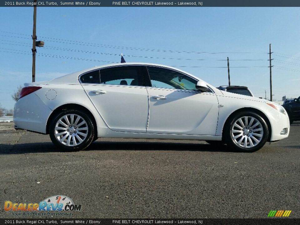 2011 Buick Regal CXL Turbo Summit White / Ebony Photo #8