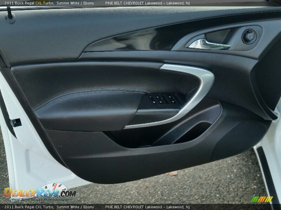 2011 Buick Regal CXL Turbo Summit White / Ebony Photo #13