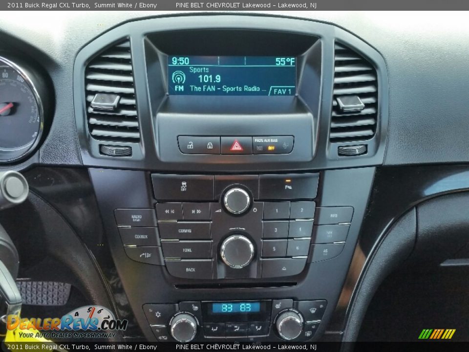 2011 Buick Regal CXL Turbo Summit White / Ebony Photo #22