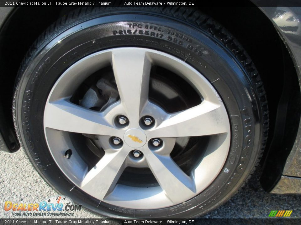 2011 Chevrolet Malibu LT Taupe Gray Metallic / Titanium Photo #35