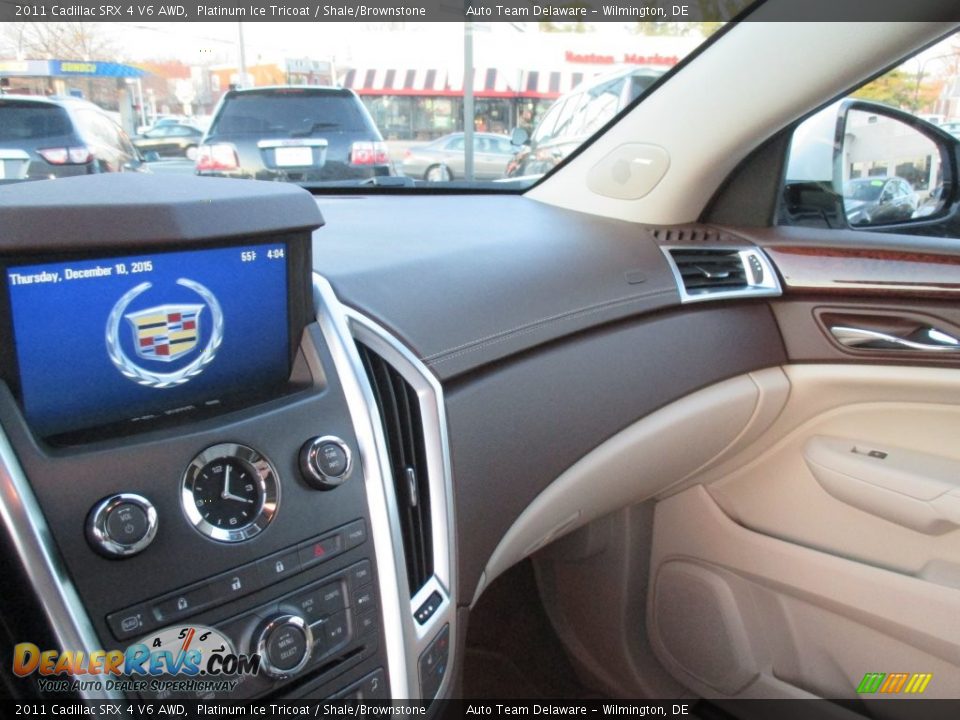 2011 Cadillac SRX 4 V6 AWD Platinum Ice Tricoat / Shale/Brownstone Photo #16