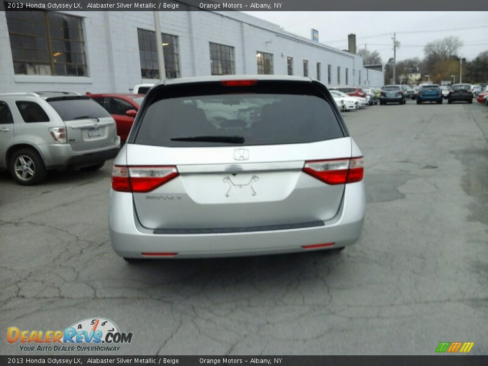 2013 Honda Odyssey LX Alabaster Silver Metallic / Beige Photo #5