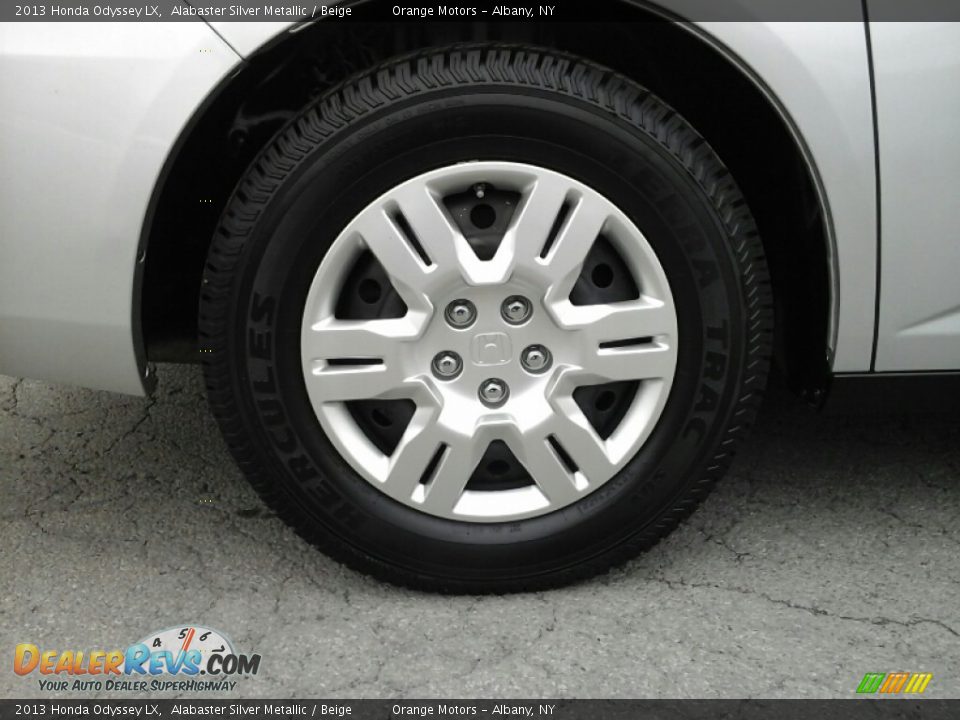 2013 Honda Odyssey LX Alabaster Silver Metallic / Beige Photo #7