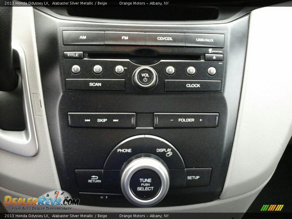 2013 Honda Odyssey LX Alabaster Silver Metallic / Beige Photo #16