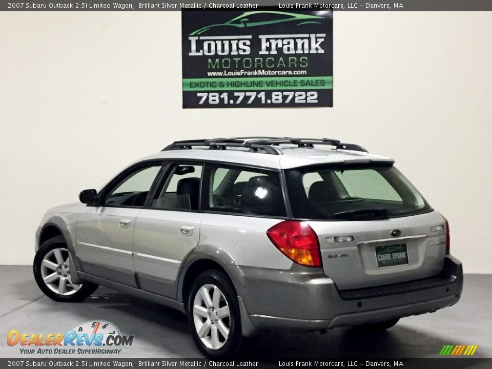 2007 Subaru Outback 2.5i Limited Wagon Brilliant Silver Metallic / Charcoal Leather Photo #3