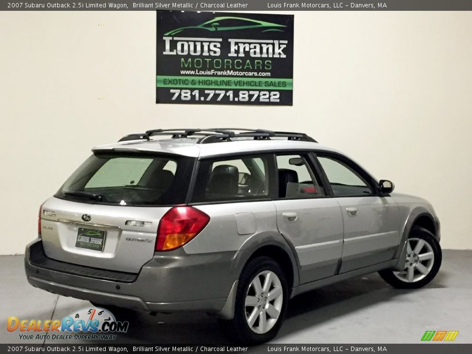 2007 Subaru Outback 2.5i Limited Wagon Brilliant Silver Metallic / Charcoal Leather Photo #5