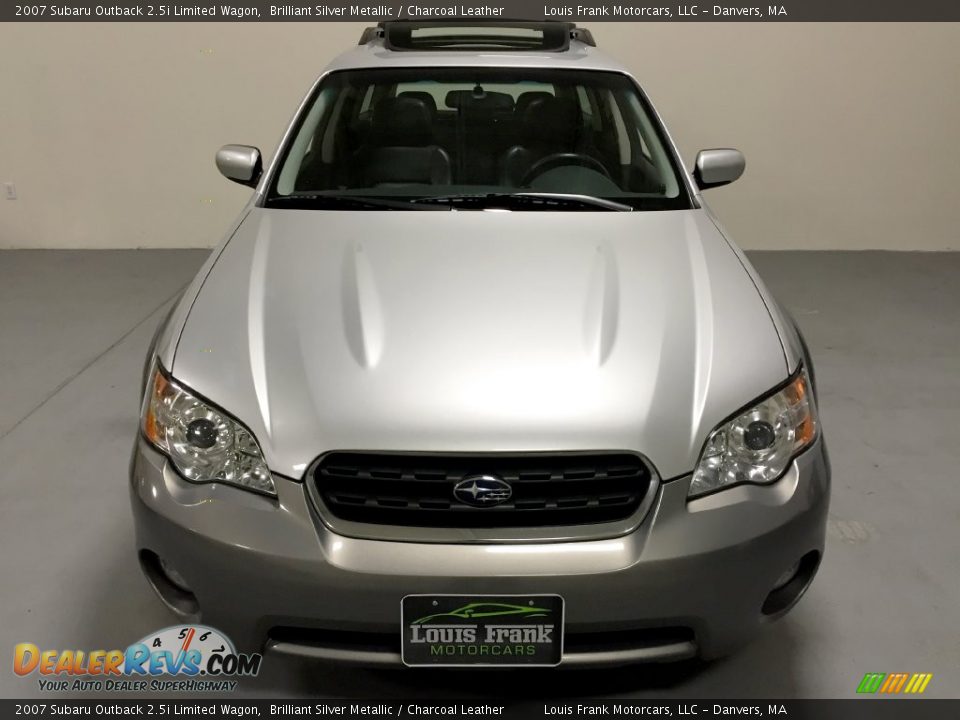 2007 Subaru Outback 2.5i Limited Wagon Brilliant Silver Metallic / Charcoal Leather Photo #7