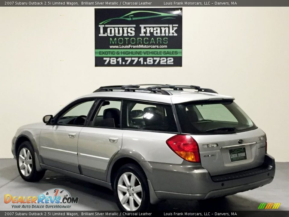 2007 Subaru Outback 2.5i Limited Wagon Brilliant Silver Metallic / Charcoal Leather Photo #11