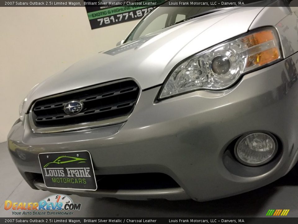 2007 Subaru Outback 2.5i Limited Wagon Brilliant Silver Metallic / Charcoal Leather Photo #17