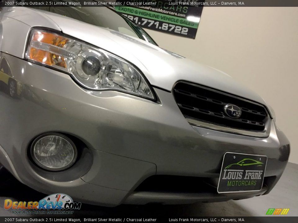 2007 Subaru Outback 2.5i Limited Wagon Brilliant Silver Metallic / Charcoal Leather Photo #19