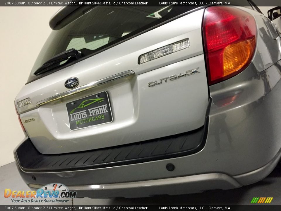 2007 Subaru Outback 2.5i Limited Wagon Brilliant Silver Metallic / Charcoal Leather Photo #20