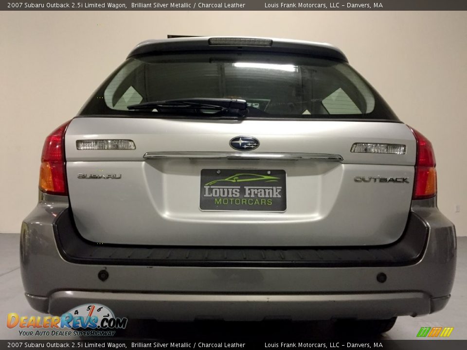 2007 Subaru Outback 2.5i Limited Wagon Brilliant Silver Metallic / Charcoal Leather Photo #21