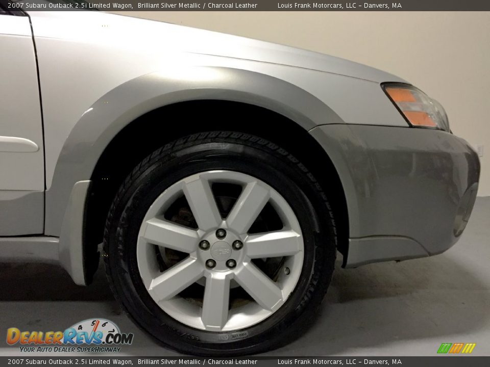 2007 Subaru Outback 2.5i Limited Wagon Brilliant Silver Metallic / Charcoal Leather Photo #24