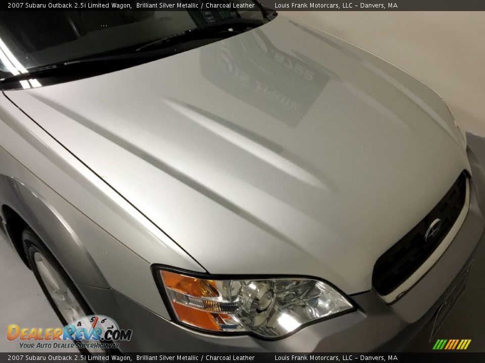 2007 Subaru Outback 2.5i Limited Wagon Brilliant Silver Metallic / Charcoal Leather Photo #33