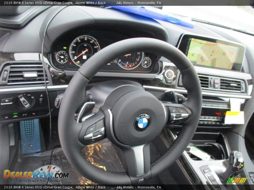 2016 BMW 6 Series 650i xDrive Gran Coupe Steering Wheel Photo #15