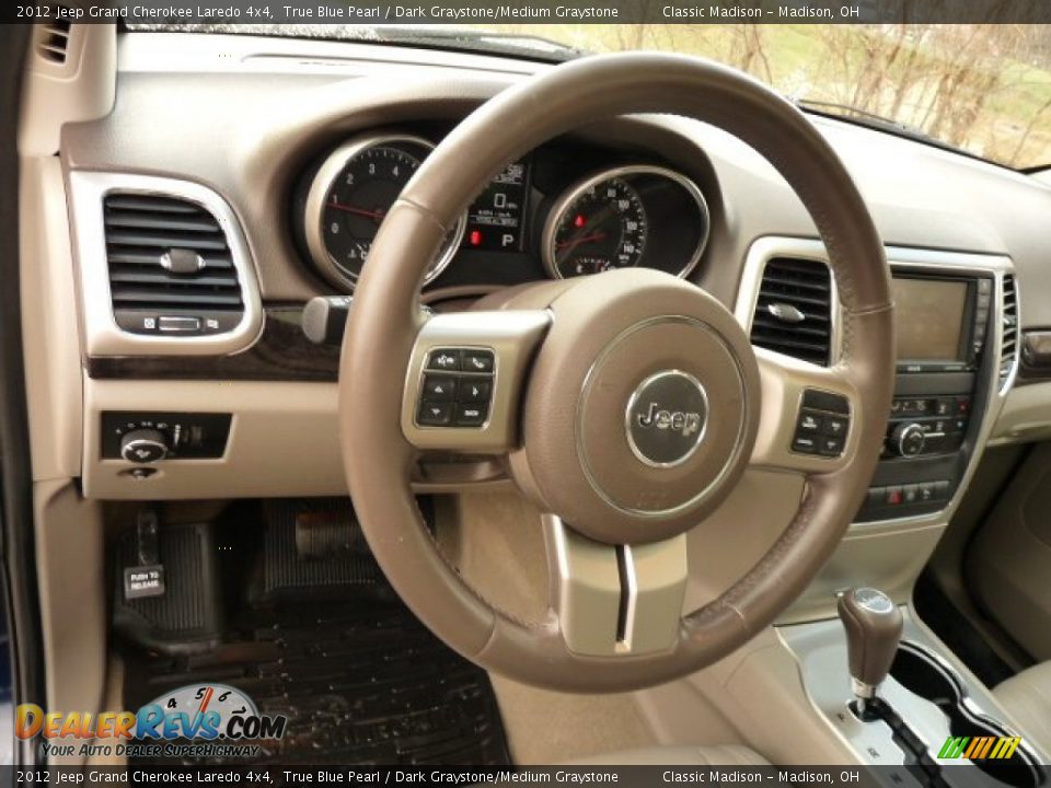2012 Jeep Grand Cherokee Laredo 4x4 True Blue Pearl / Dark Graystone/Medium Graystone Photo #8