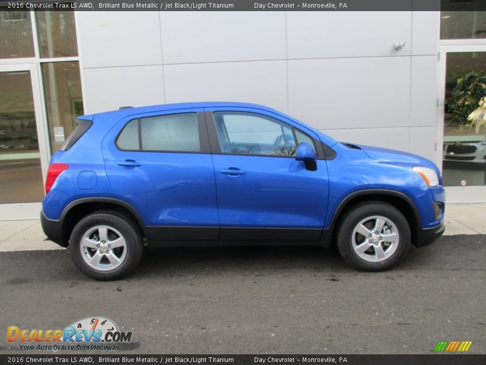 Brilliant Blue Metallic 2016 Chevrolet Trax LS AWD Photo #2