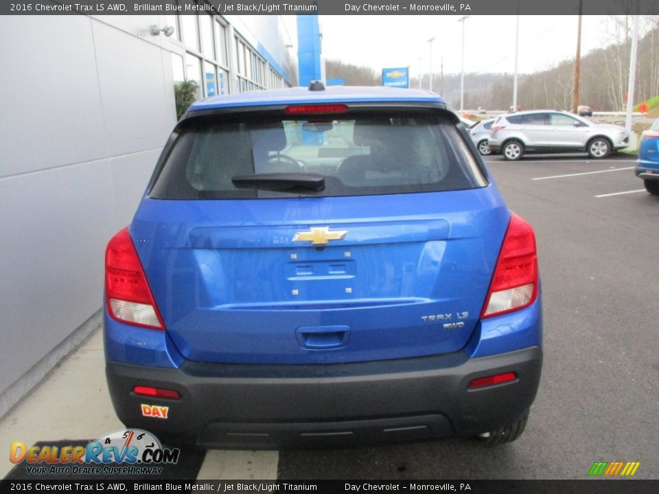 2016 Chevrolet Trax LS AWD Brilliant Blue Metallic / Jet Black/Light Titanium Photo #6