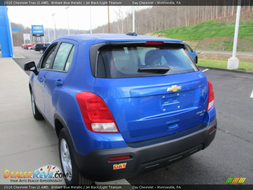 2016 Chevrolet Trax LS AWD Brilliant Blue Metallic / Jet Black/Light Titanium Photo #7