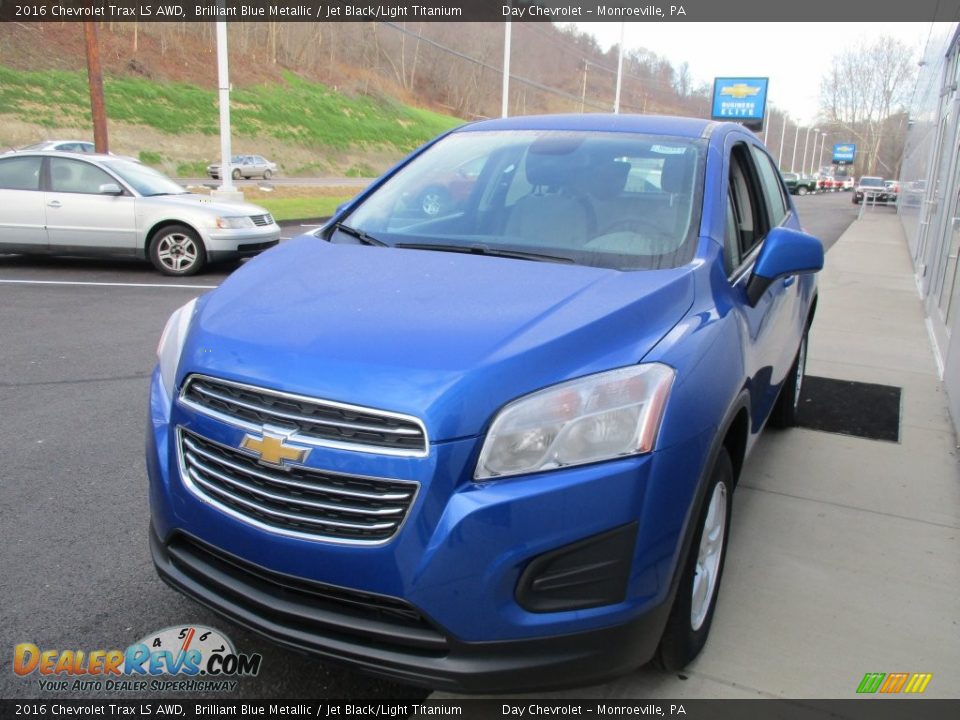 2016 Chevrolet Trax LS AWD Brilliant Blue Metallic / Jet Black/Light Titanium Photo #8