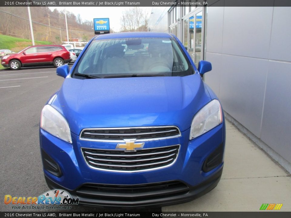 2016 Chevrolet Trax LS AWD Brilliant Blue Metallic / Jet Black/Light Titanium Photo #9