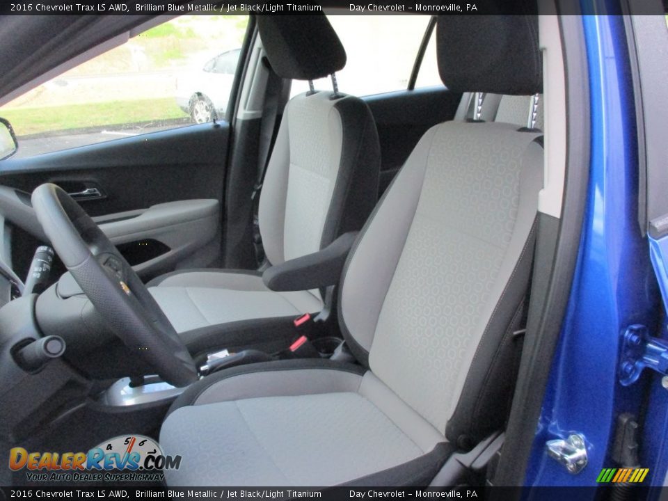 2016 Chevrolet Trax LS AWD Brilliant Blue Metallic / Jet Black/Light Titanium Photo #12