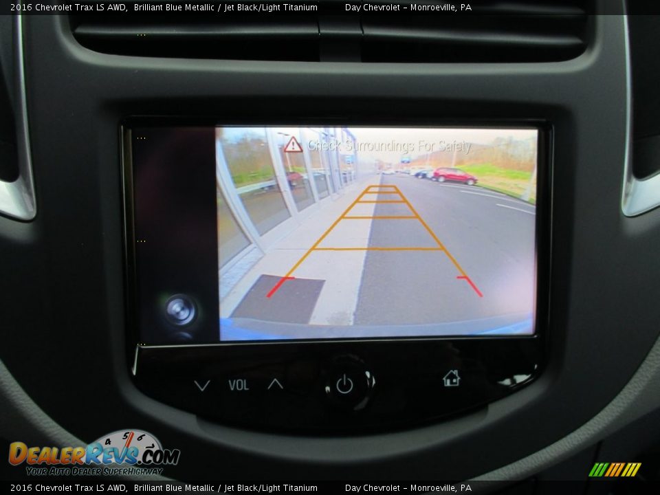 2016 Chevrolet Trax LS AWD Brilliant Blue Metallic / Jet Black/Light Titanium Photo #17