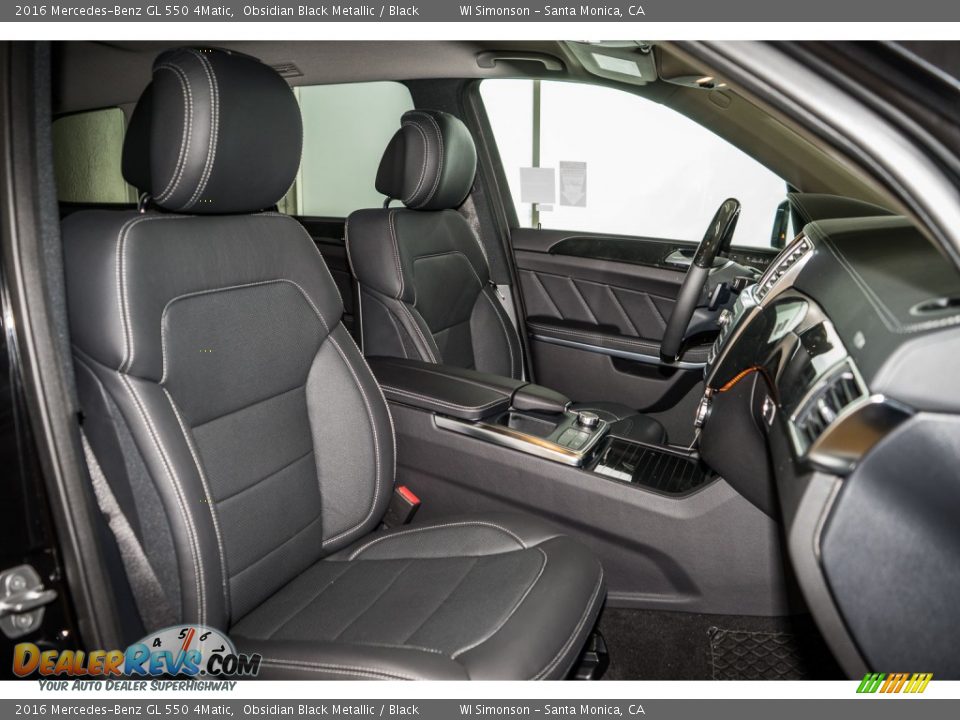 2016 Mercedes-Benz GL 550 4Matic Obsidian Black Metallic / Black Photo #2
