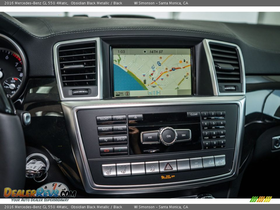 2016 Mercedes-Benz GL 550 4Matic Obsidian Black Metallic / Black Photo #8