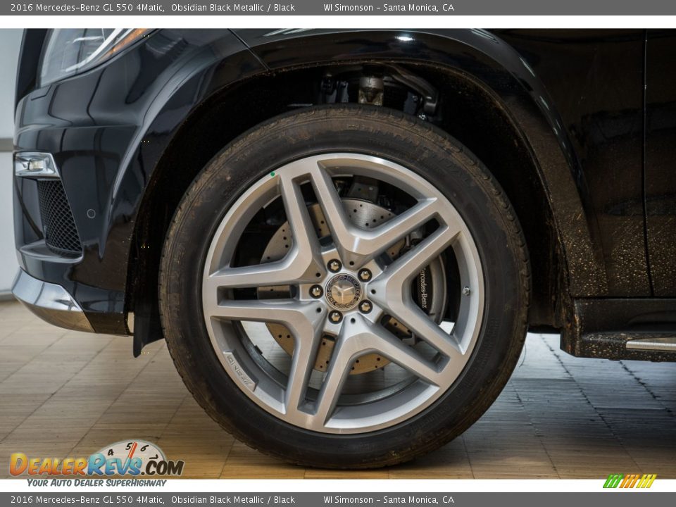 2016 Mercedes-Benz GL 550 4Matic Obsidian Black Metallic / Black Photo #10