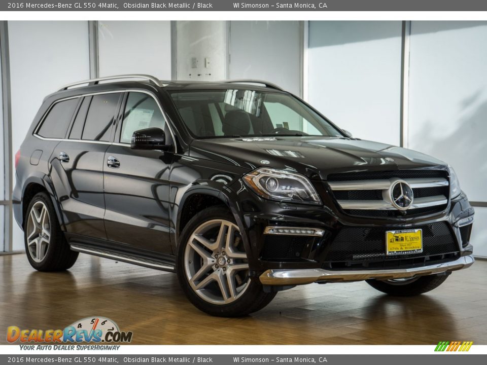 2016 Mercedes-Benz GL 550 4Matic Obsidian Black Metallic / Black Photo #12