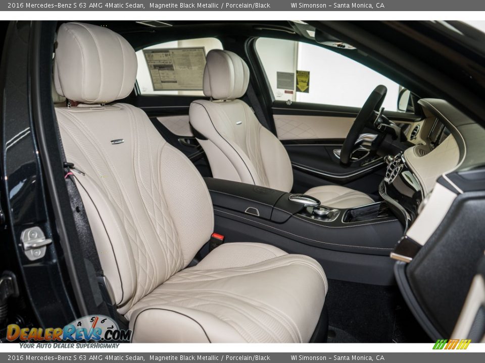 Front Seat of 2016 Mercedes-Benz S 63 AMG 4Matic Sedan Photo #2