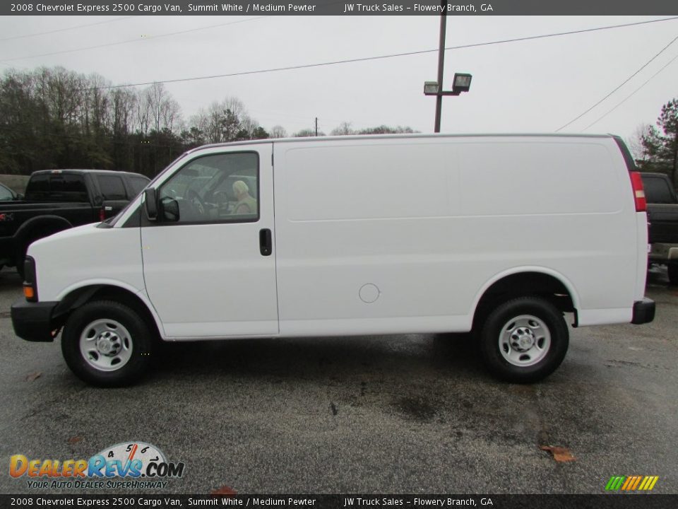 2008 Chevrolet Express 2500 Cargo Van Summit White / Medium Pewter Photo #3