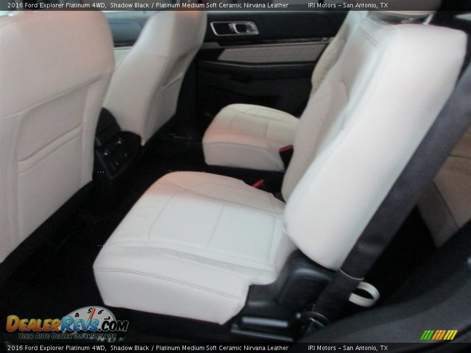 Rear Seat of 2016 Ford Explorer Platinum 4WD Photo #10