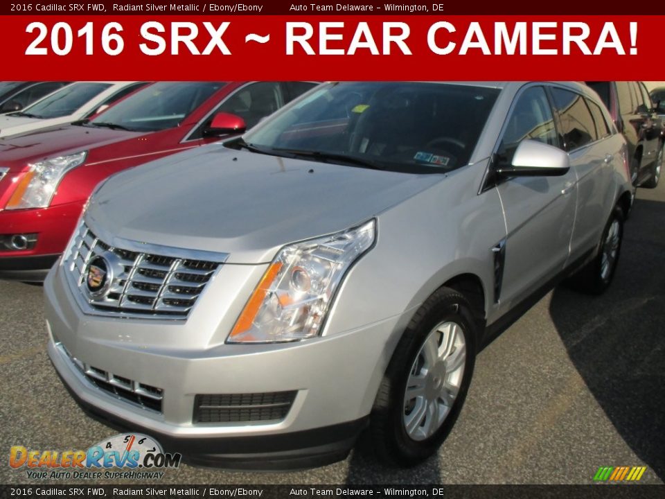 2016 Cadillac SRX FWD Radiant Silver Metallic / Ebony/Ebony Photo #1