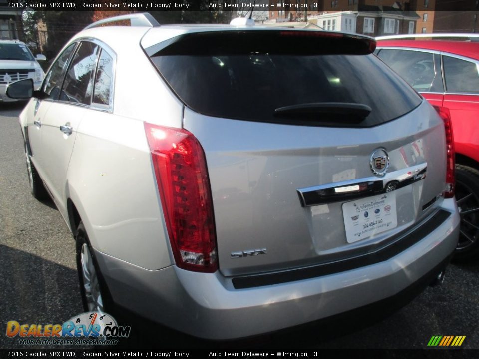 2016 Cadillac SRX FWD Radiant Silver Metallic / Ebony/Ebony Photo #2