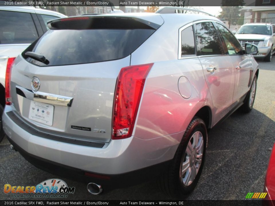 2016 Cadillac SRX FWD Radiant Silver Metallic / Ebony/Ebony Photo #3