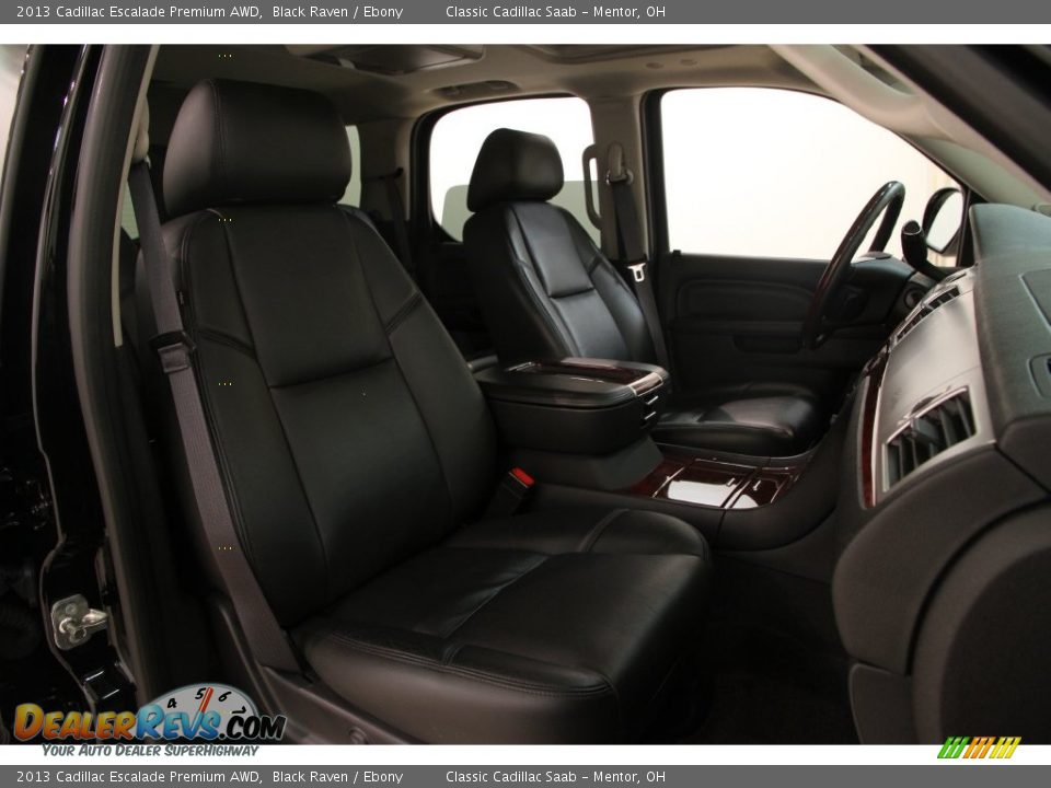 2013 Cadillac Escalade Premium AWD Black Raven / Ebony Photo #21