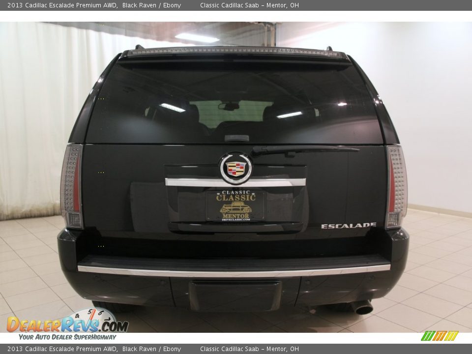 2013 Cadillac Escalade Premium AWD Black Raven / Ebony Photo #24