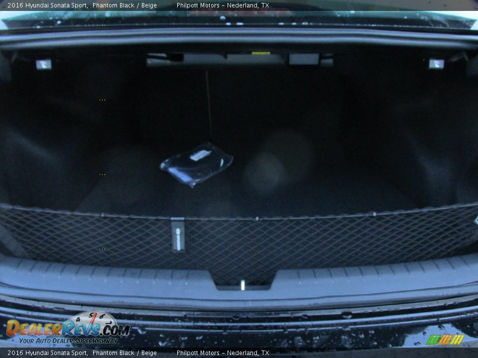 2016 Hyundai Sonata Sport Phantom Black / Beige Photo #15