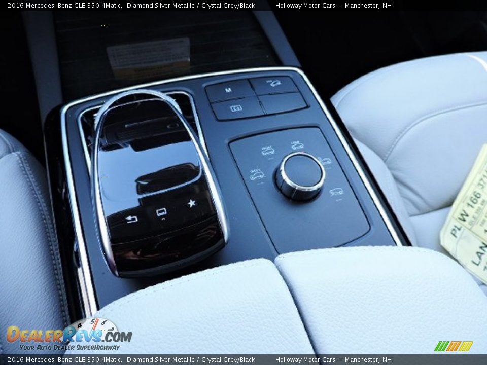 2016 Mercedes-Benz GLE 350 4Matic Diamond Silver Metallic / Crystal Grey/Black Photo #13