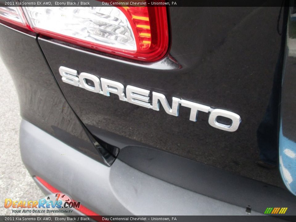 2011 Kia Sorento EX AWD Ebony Black / Black Photo #6