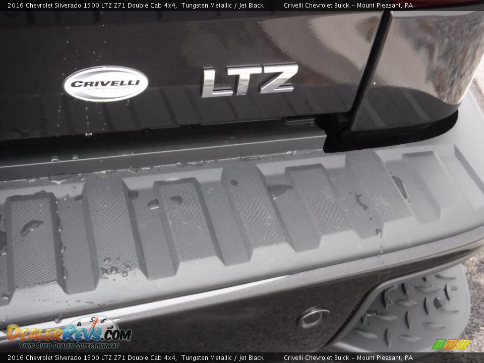 2016 Chevrolet Silverado 1500 LTZ Z71 Double Cab 4x4 Tungsten Metallic / Jet Black Photo #8