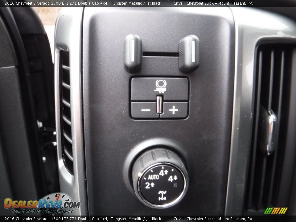2016 Chevrolet Silverado 1500 LTZ Z71 Double Cab 4x4 Tungsten Metallic / Jet Black Photo #11