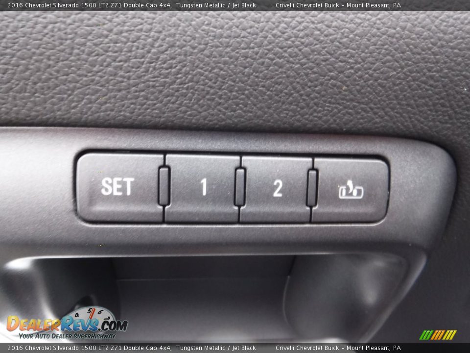 2016 Chevrolet Silverado 1500 LTZ Z71 Double Cab 4x4 Tungsten Metallic / Jet Black Photo #13