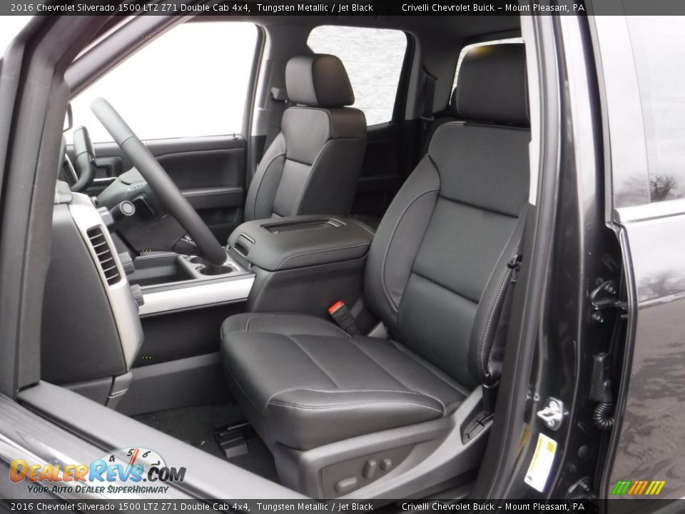 2016 Chevrolet Silverado 1500 LTZ Z71 Double Cab 4x4 Tungsten Metallic / Jet Black Photo #15