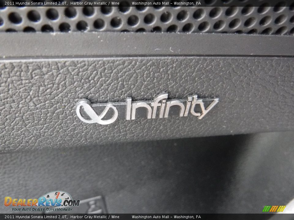 2011 Hyundai Sonata Limited 2.0T Harbor Gray Metallic / Wine Photo #14